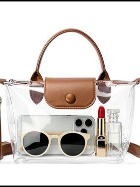 Clear Stadium Approved Crossbody Bag TPU Waterproof Concert Purse